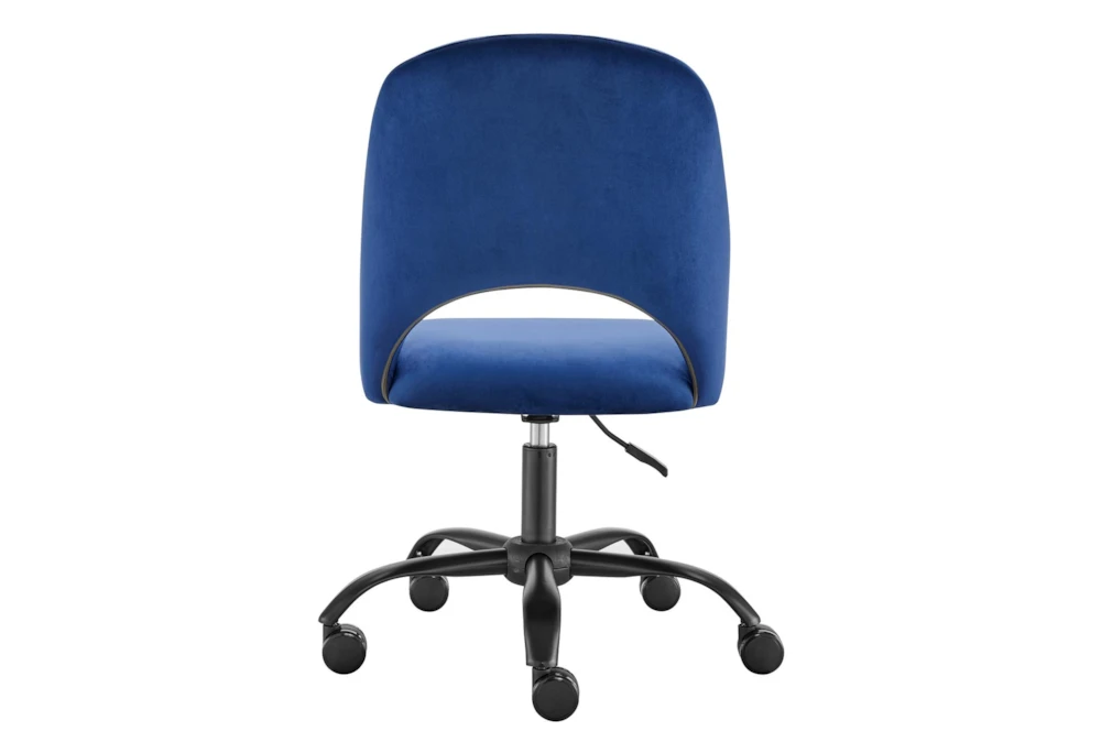 Superba Blue Office Chair With Black Base 8 Superba Blue Office Chair With Black Base - Image 6