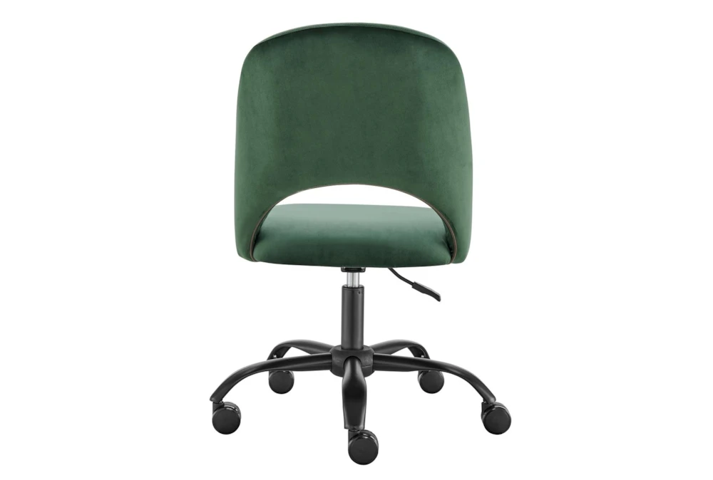 Superba Olive Green Office Chair With Black Base 8 Superba Olive Green Office Chair With Black Base - Image 6