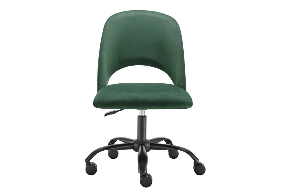 Superba Olive Green Office Chair With Black Base 3 Superba Olive Green Office Chair With Black Base