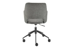 Valita Charcoal Gray Fabric Office Chair With Black Base -Modern Office Shop 304216 grey fabric office chair detail 48