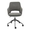 Valita Charcoal Gray Fabric Office Chair With Black Base 2 Valita Charcoal Gray Fabric Office Chair With Black Base -Modern Office Shop 304216 grey fabric office chair signature 01