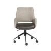 Mayfield Light Gray Fabric & Dark Gray Faux Leather Office Chair -Modern Office Shop 304221 grey leather office chair signature 01