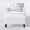 Edge Chair And Ottoman Set 1 Edge Chair And Ottoman Set -Modern Office Shop 304797 white fabric chair and ottoman set signature 01