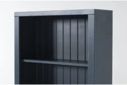 Westlawn Blue 72" Bookcase 8 Westlawn Blue 72" Bookcase -Modern Office Shop 304930 blue wood bookcase detail 44