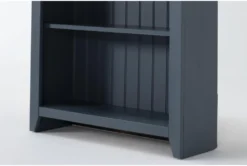 Westlawn Blue 72" Bookcase 9 Westlawn Blue 72" Bookcase -Modern Office Shop 304930 blue wood bookcase detail 45