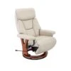 Nigel Cobblestone Faux Leather Swivel Recliner With Adjustable Headrest 1 Nigel Cobblestone Faux Leather Swivel Recliner With Adjustable Headrest -Modern Office Shop 304968 natural polyurethane recliner signature 01