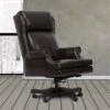 Lowry Brown Leather Desk Chair 1 Lowry Brown Leather Desk Chair -Modern Office Shop 305251 brown leather office chair signature 01