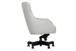 Glendower Leather Desk Chair 7 Glendower Leather Desk Chair -Modern Office Shop 305254 white leather office chair detail 44