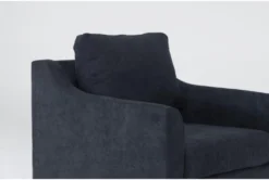 Porthos Midnight Blue Chair -Modern Office Shop 306009 blue fabric chair detail 45