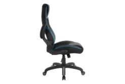 Amir Blue Faux Leather Gaming Chair -Modern Office Shop 306038 detail 45