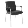 Meade Black Faux Leather Office Chair 2 Meade Black Faux Leather Office Chair -Modern Office Shop 306066 signature 01