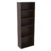 Kentridge Warm Brown 71" Bookcase -Modern Office Shop 306227 brown multi media bookcase signature 03