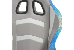 Alderton White & Gray Gaming Chair With Led Lighting -Modern Office Shop 306253 white multi media gaming chair detail 44