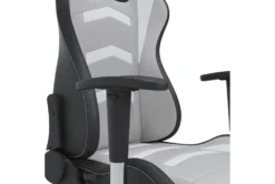 Alderton White & Gray Gaming Chair With Led Lighting -Modern Office Shop 306253 white multi media gaming chair detail 46