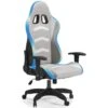 Alderton White & Gray Gaming Chair With Led Lighting 1 Alderton White & Gray Gaming Chair With Led Lighting -Modern Office Shop 306253 white multi media gaming chair signature 01