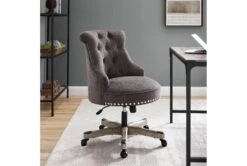 Lunado Charcoal Office Chair 9 Lunado Charcoal Office Chair -Modern Office Shop 307698 grey polyester office chair room 85