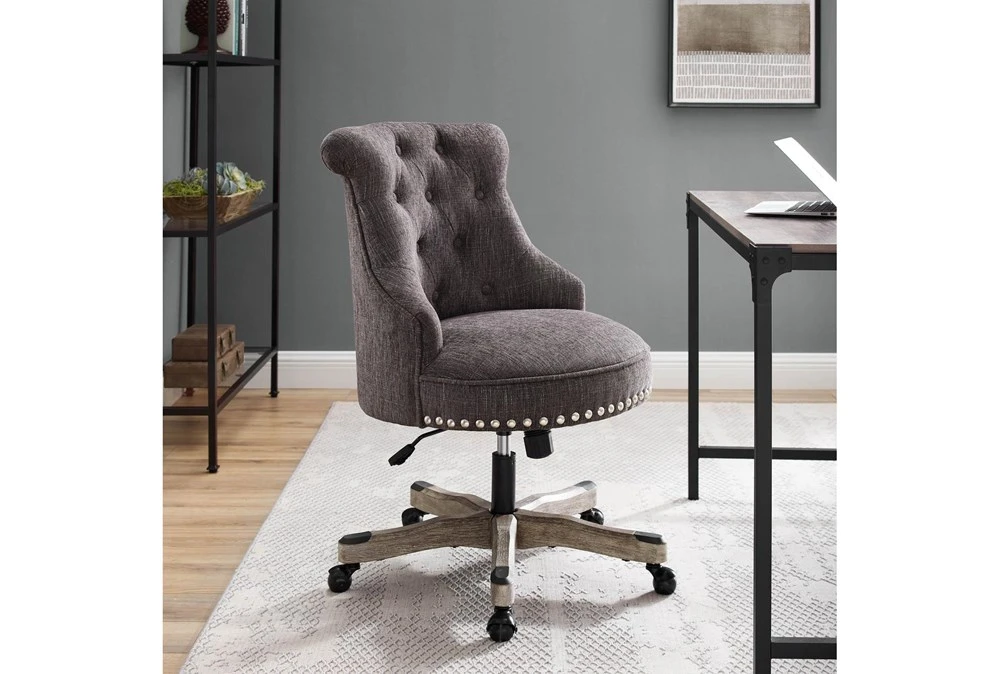 Lunado Charcoal Office Chair 6 Lunado Charcoal Office Chair - Image 4