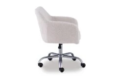 Baden Sherpa Office Chair -Modern Office Shop 307773 white polyester office chair detail 45