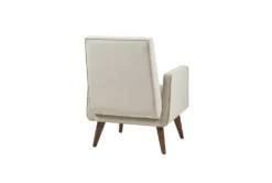 Morgan Accent Chair -Modern Office Shop 309561 beige wood accent chair back 82
