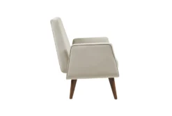 Morgan Accent Chair -Modern Office Shop 309561 beige wood accent chair side 14