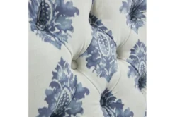 Leighton Blue Damask Accent Chair -Modern Office Shop 309564 multicolor wood accent chair detail 45