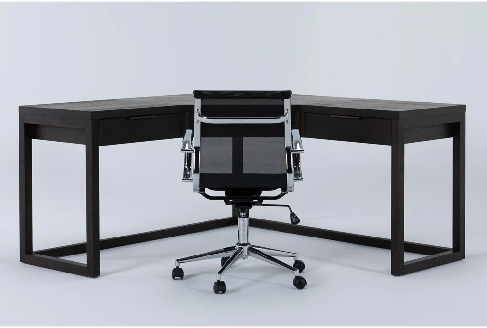 Pierce Espresso Corner Desk + Wendell Office Chair 3 Pierce Espresso Corner Desk + Wendell Office Chair