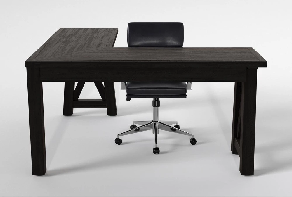 Jaxon Corner Desk + Moby Black Low Back Rolling Office Chair 10 Jaxon Corner Desk + Moby Black Low Back Rolling Office Chair - Image 8