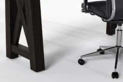 Jaxon Corner Desk + Moby Black Low Back Rolling Office Chair 14 Jaxon Corner Desk + Moby Black Low Back Rolling Office Chair -Modern Office Shop 309846 black wood desk and chair set detail 44