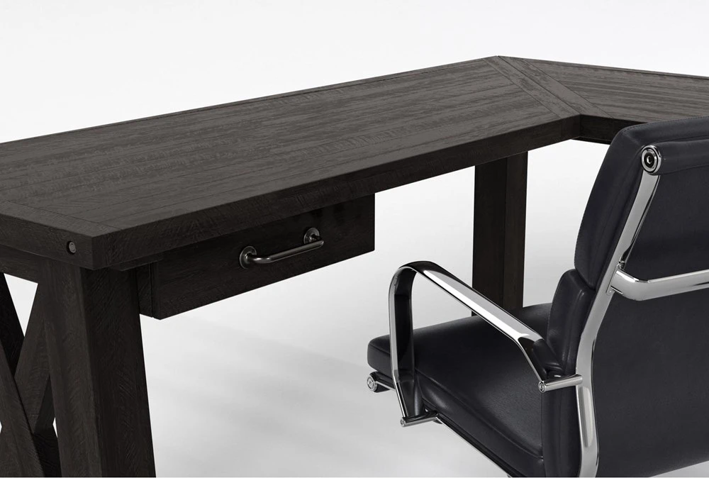 Jaxon Corner Desk + Moby Black Low Back Rolling Office Chair 9 Jaxon Corner Desk + Moby Black Low Back Rolling Office Chair - Image 7