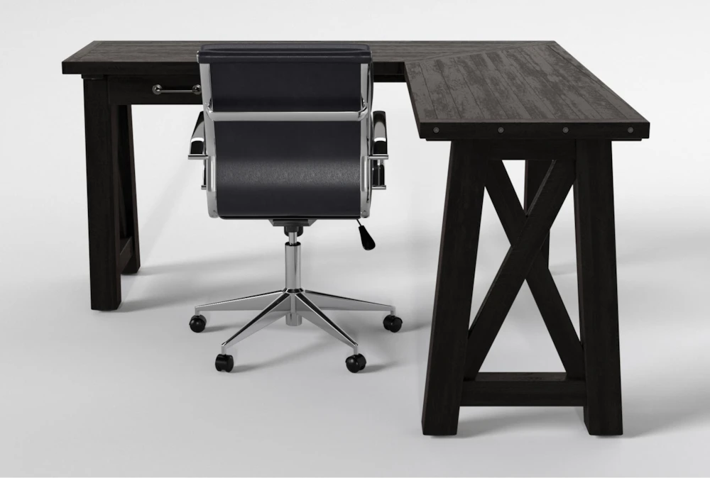 Jaxon Corner Desk + Moby Black Low Back Rolling Office Chair 3 Jaxon Corner Desk + Moby Black Low Back Rolling Office Chair