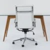 Alton Glass Desk + Moby White High Back Rolling Office Chair -Modern Office Shop 309867 brown wood desk and chair set signature 01