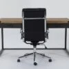 Whistler Desk + Moby Black High Back Rolling Office Chair -Modern Office Shop 309869 natural wood desk and chair set signature 01