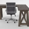 Jaxon Grey Corner Desk+ Moby Grey High Back Rolling Office Chair 1 Jaxon Grey Corner Desk+ Moby Grey High Back Rolling Office Chair -Modern Office Shop 309891 grey wood desk and chair set signature 01