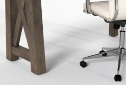 Jaxon Grey Corner Desk + Moby White High Back Rolling Office Chair 14 Jaxon Grey Corner Desk + Moby White High Back Rolling Office Chair -Modern Office Shop 309892 grey wood desk and chair set detail 44