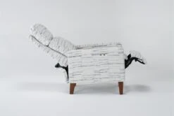 Sena Power Pushback Recliner With USB -Modern Office Shop 310504 blue polyester recliner side 21