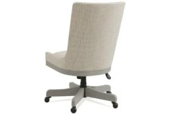 Seybert Grey Upholstered Desk Chair -Modern Office Shop 310644 grey polyester office chair back 82