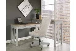 Seybert Grey Upholstered Desk Chair -Modern Office Shop 310644 grey polyester office chair room 85