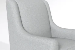 Ramble 33" Tranquil Swivel Glider Accent Chair 22 Ramble 33" Tranquil Swivel Glider Accent Chair -Modern Office Shop 311552 blue fabric swivel glider detail 44