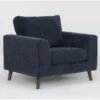 Canela II Midnight Blue Chair