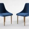 Nora Dining Side Chair Set Of 2 -Modern Office Shop 312733 blue fabric dining chair signature 01