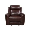 Thayer Brown Leather Power Glider Recliner With USB 2 Thayer Brown Leather Power Glider Recliner With USB -Modern Office Shop 312908 brown leather glider recliner signature 02