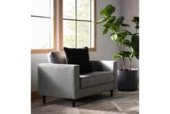 Calais Gravel Chair -Modern Office Shop 313099 grey fabric chair room 70