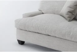 Harper Down III Chenille Oversized Chair 11 Harper Down III Chenille Oversized Chair -Modern Office Shop 313362 beige fabric chair detail 44