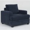 Bonaterra Midnight Blue Chair -Modern Office Shop 315432 blue fabric chair signature 01