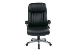 Hugo Black Faux Leather Executive Office Chair 11 Hugo Black Faux Leather Executive Office Chair -Modern Office Shop 315488 black faux leather office chair detail 47