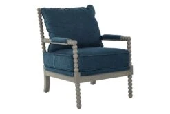 Abbott Azure Spindle Chair With Brushed Grey Base K/D