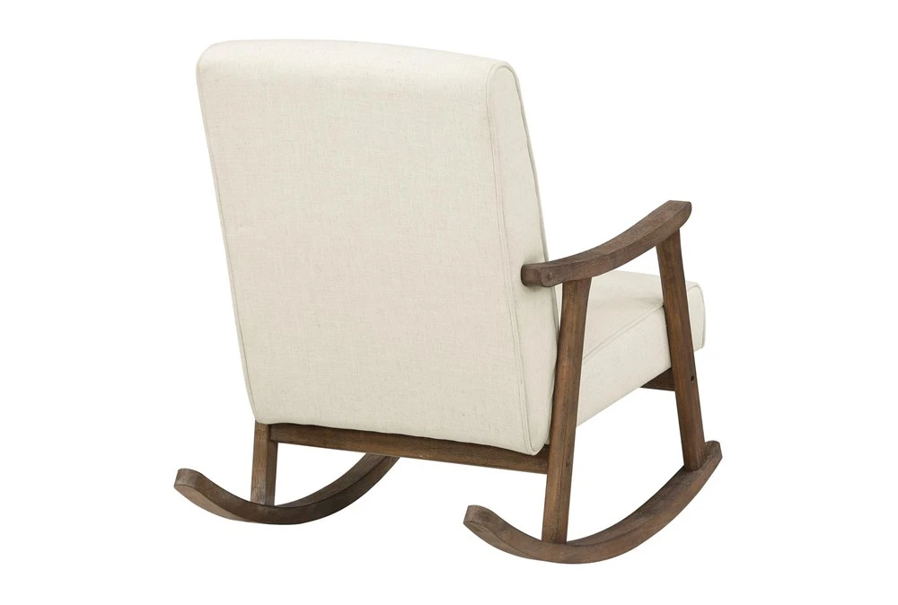 Gainsborough Linen Rocker With Brushed Brown Finish Frame 5 Gainsborough Linen Rocker With Brushed Brown Finish Frame - Image 3