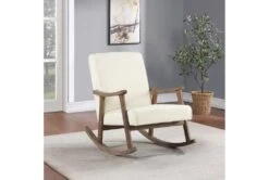 Gainsborough Linen Rocker With Brushed Brown Finish Frame 9 Gainsborough Linen Rocker With Brushed Brown Finish Frame -Modern Office Shop 316074 white plywood rocker room 85