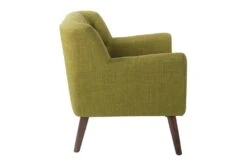 Holly Green Chair With Coffee Legs -Modern Office Shop 316086 green plywood accent chair detail 45