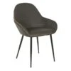 Pepper Smoke Chair With Black Frame -Modern Office Shop 316110 grey plywood accent chair signature 01